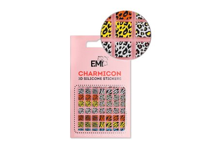 Charmicon 3D Silicone Stickers #130 Zebra
