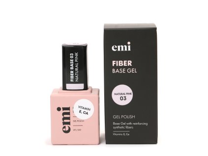 E.MiLac Fiber Base Gel Natural Pink №3 (1)