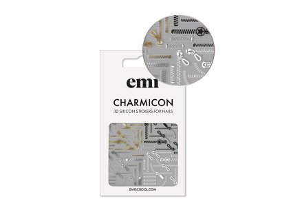 Charmicon 3D Silicone Stickers #170 Zipper