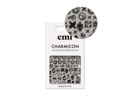 Charmicon 3D Silicone Stickers #181 Smile