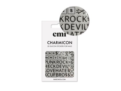 Charmicon 3D Silicone Stickers #183 Punk rock