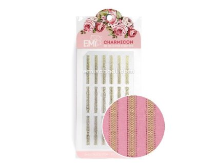 Charmicon 3D Silicone Stickers Ornament Gold #3