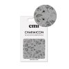 Charmicon 3D Silicone Stickers #176 Black Flowers