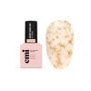 E.MiLac Crispy Base Gel #01 Gold, 9 ml. - Podkladová barevná základní báze s třpytkami