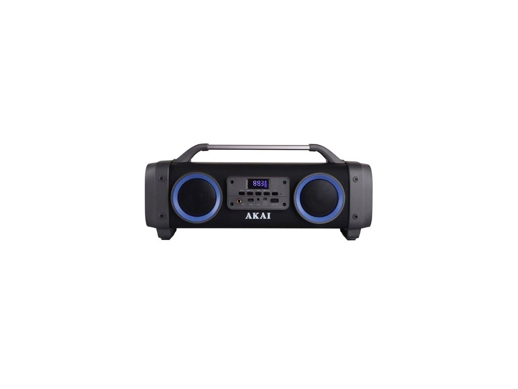 Reproduktor AKAI, ABTS-SH02, Bluetooth 5.0, USB, AUX IN, equalizér, karaoke funkce se vstupem na mikrofon, vestavěná baterie 3600mAh