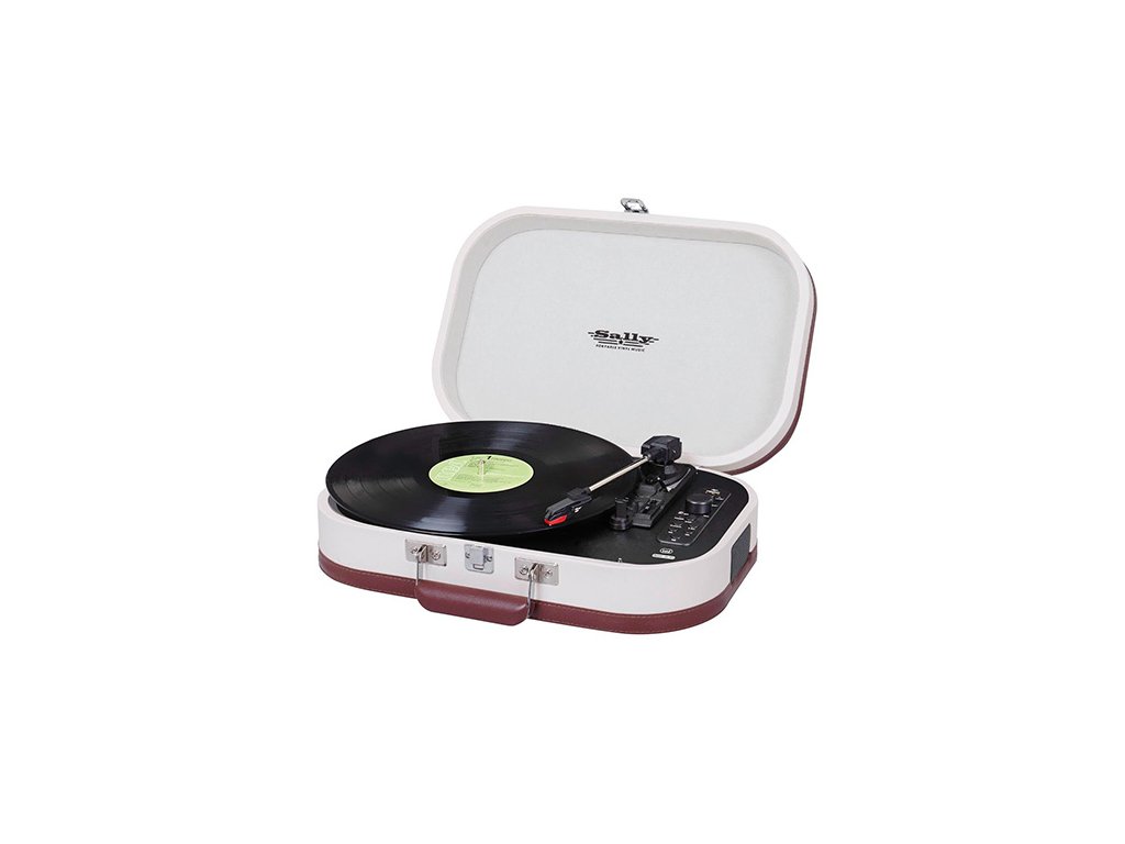Gramofon Trevi, TT 1020 BT BG, kufříkový, otáčky 33/45/78, USB, Bluetooth, stereofonní reproduktory, 10 W
