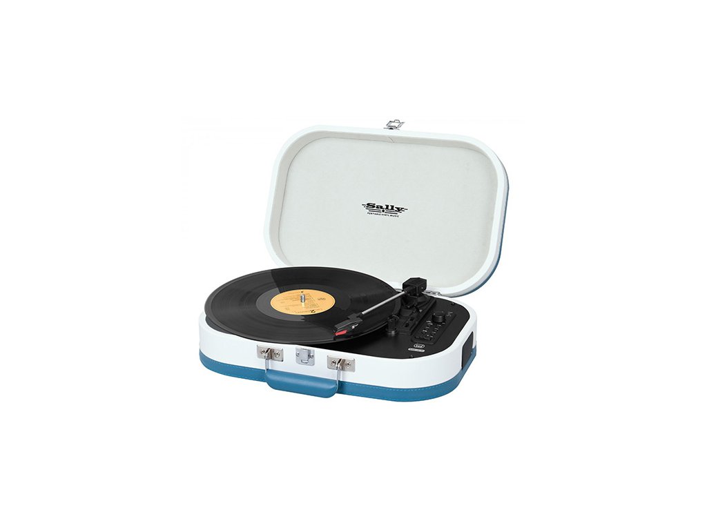 Gramofon Trevi, TT 1020 BT TQ, kufříkový, otáčky 33/45/78, USB, Bluetooth, stereofonní reproduktory, 10 W