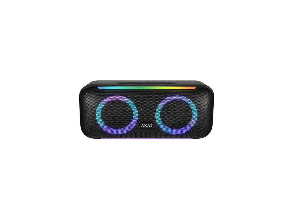 Reproduktor AKAI, ABTS-70, přenosný, voděodolný, Bluetooth, TWS, 40 W RMS