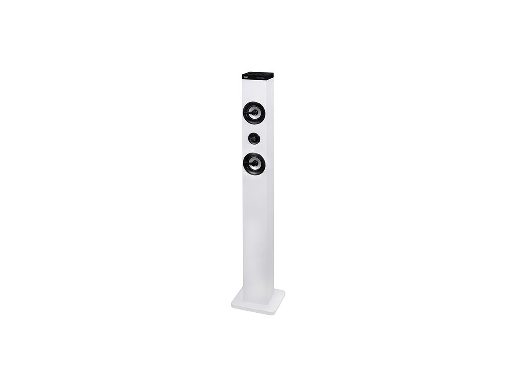 Reproduktor Trevi, XT 101 BT/WH, sloupový, MP3, bluetooth, USB, LED osvětlení reproduktorů, 40 W
