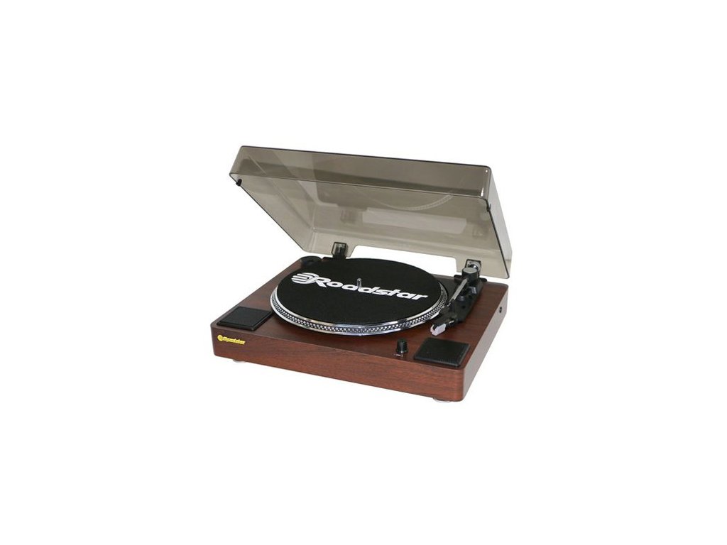 Gramofon Roadstar, TT-260SPK, dřevěný, styl vintage, 24 W