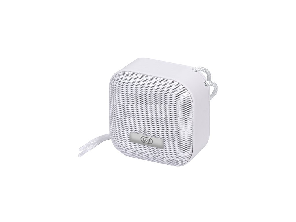 Reproduktor Trevi, XR 8A12 WH, přenosný, Bluetooth, voděodolný IPX4, disco Light osvětlení, 3 W