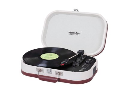 Gramofon Trevi, TT 1020 BT BG, kufříkový, otáčky 33/45/78, USB, Bluetooth, stereofonní reproduktory, 10 W