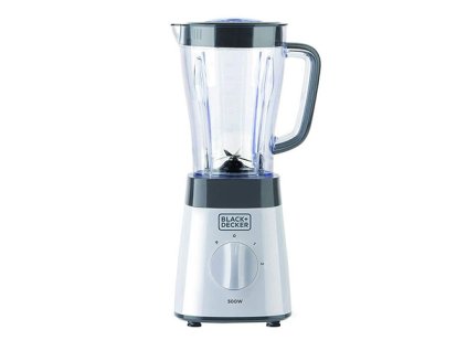 Mixér Black+Decker, BXJB500E, 2 rychlosti, pulzní funkce, 4 břity z nerezové oceli, uzamykací systém, 500 W
