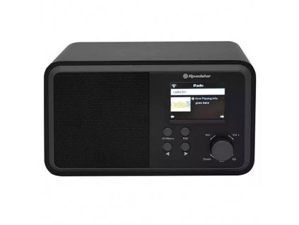 Rádio Roadstar, IR-390D+BT/BK, Wi-Fi, Bluetooth, dálkové ovládání, 1x3 W RMS, barva černá
