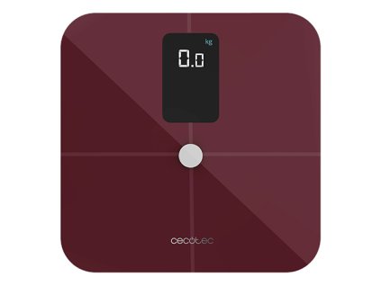 Osobní váha Cecotec, 4261 Surface Precision 10400, velká obrazovka, SmartBlue, tvrzené sklo, automatické vypnutí, lithiová baterie 600mAh