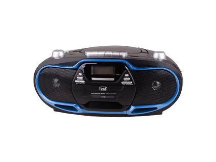 Radiomagnetofon Trevi, CMP 574, CD/CD-MP3/CD-R/RW, FM rádio, nahrávání na kazetu, USB, LCD displej, 20 W PMPO