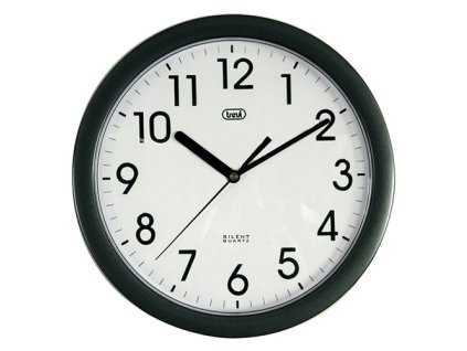 Nástěnné hodiny Trevi, OM 3301/BK, černé, 25cm
