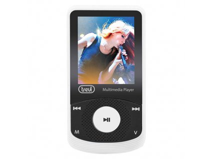 Přehrávač Trevi, MPV 1725/WH, 1,8" LCD displej, MP3, MP4, FM, WMA, AMV