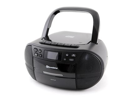 Přehrávač Roadstar, RCR-779D+, dálkové ovládání, přehrání CD-R/RW, kazet, digitální tuner DAB+, DAB, FM, USB, síť