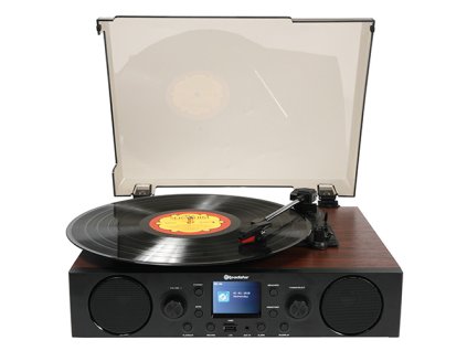 Gramofon Roadstar, TTR-8850, FM/DAB+/RDS, Bluetooth, dálkové ovládání, 2 x 1,5 W RMS