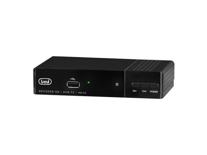 Set-top box Trevi, HE 3377 T2, HD DVB-T2/HEVC, HDMI, USB, Scart, dálkové ovládání, 100-240 V 50 / 60 Hz