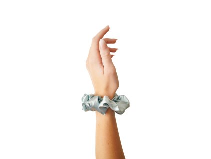 Světle Modrá Scrunchie