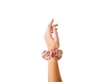 Světle Růžová Scrunchie