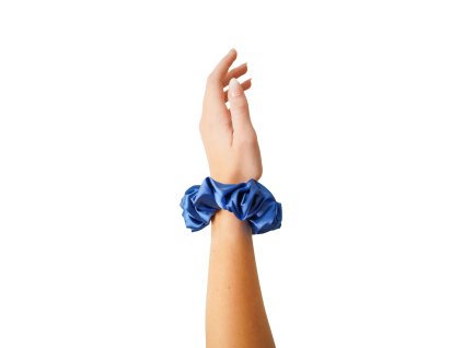 Královsky Modrá Scrunchie