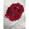 Tmavě Červená Scrunchie