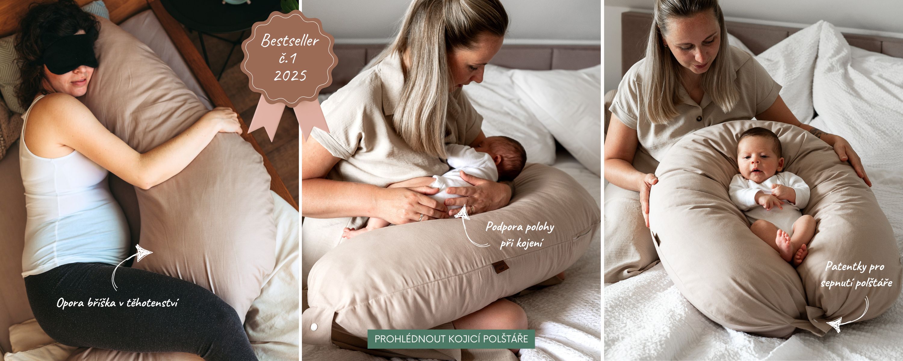 kojicí polštář bestseller