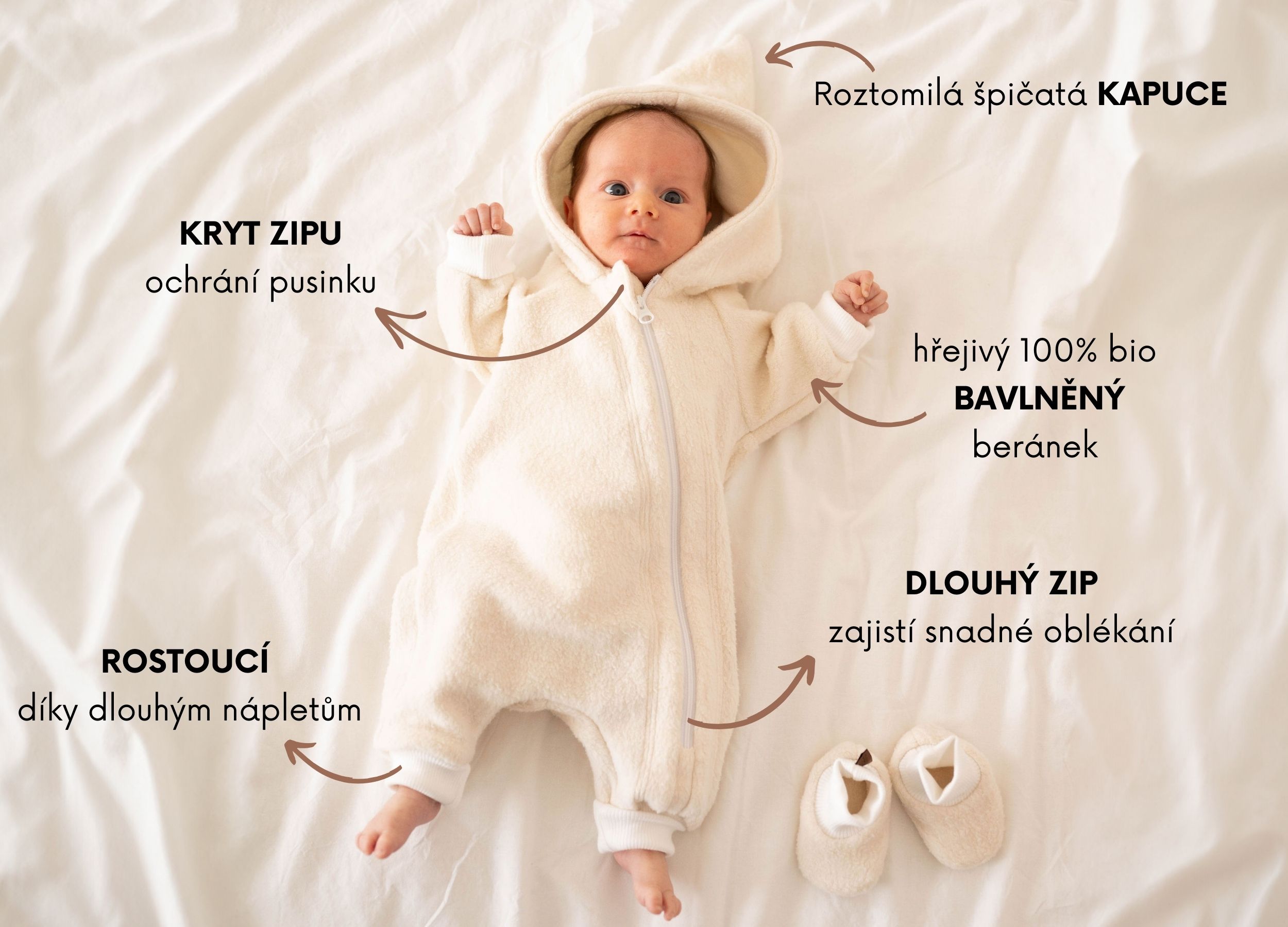 beránkový overal