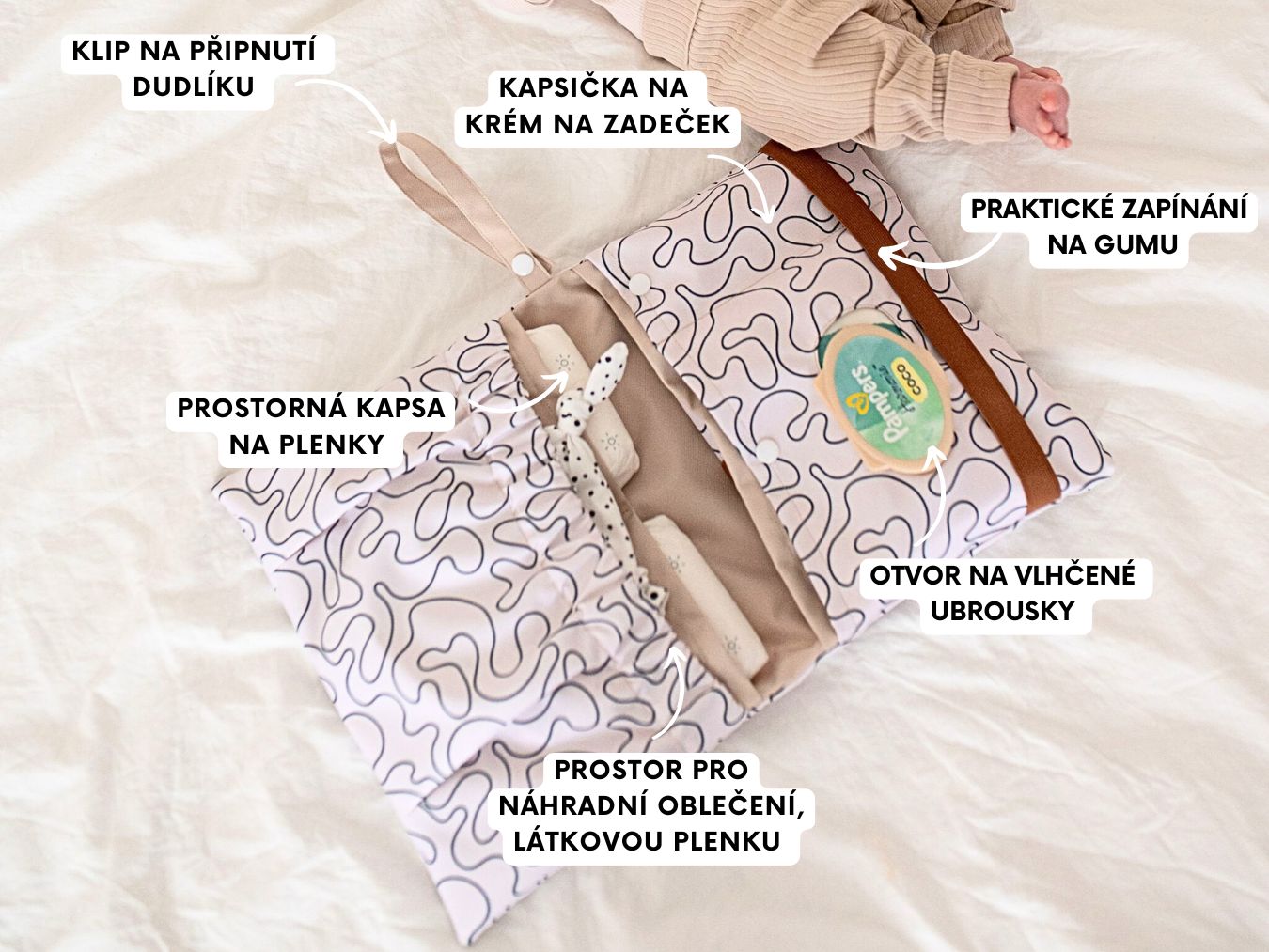 Plenkovník - pouzdro na plenky / linie