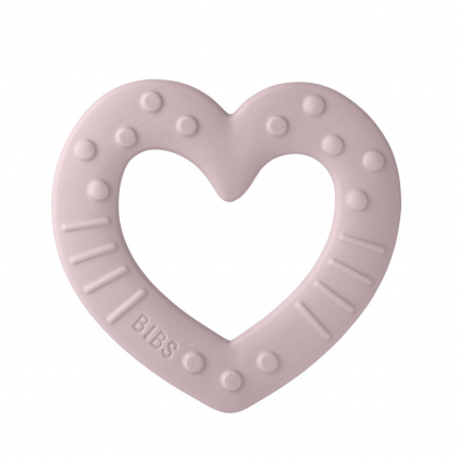 BIBS Baby Bitie Hryzatko Kousatko Heart Pink Plum