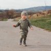 Tepláky vaflové / zelené
