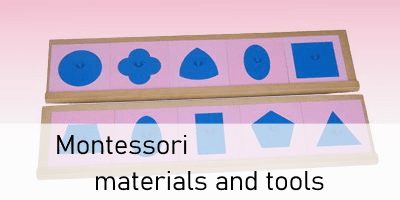 Montessori materials and tools