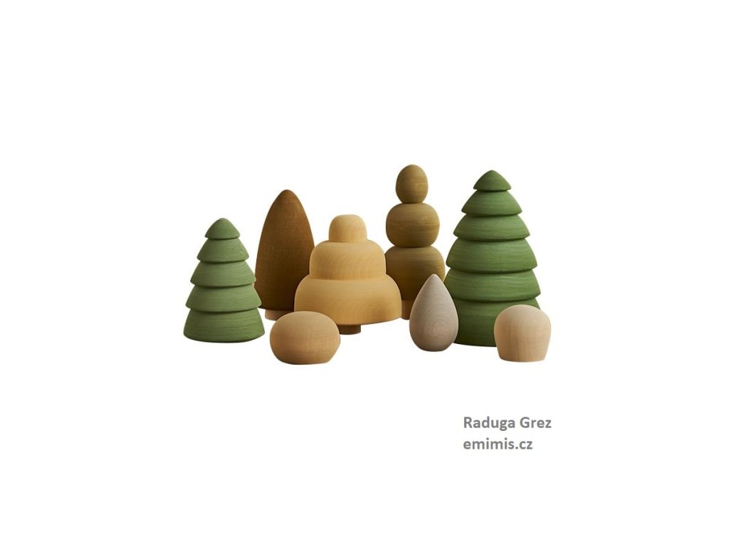 Wooden Blocks Forest Set Vol. 2 Summer Raduga grez Emimis.cz