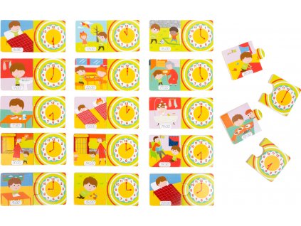 Spojovací puzzle dřevěné - Denní režim