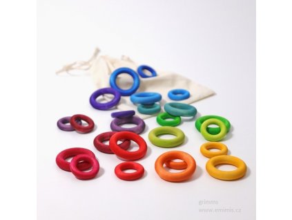 Building Rings Rainbow - Grimms