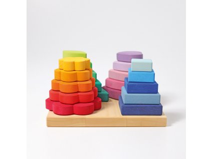 Stacking Game Shapes - Grimms