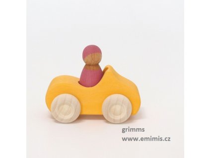 Malý kabriolet žlutý Grimms