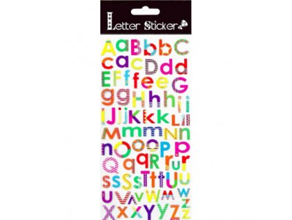 Samolepicí písmenka - barevná (abeceda)