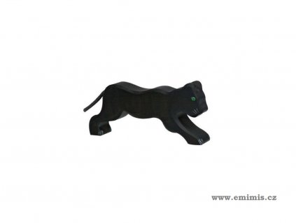 Levhart černý – dřevěné zvířátko Holztiger