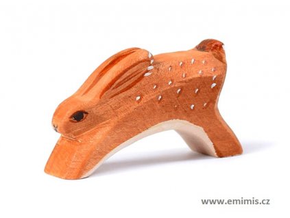 Běžící zajíc dřevěný - Bumbutoys