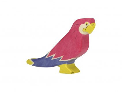 Papoušek – dřevěné zvířátko Holztiger