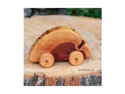 Přírodní dřevěné auto - Cocoletes wooden toys