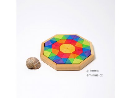 Dřevěné puzzle osmihran oktagon - octagon small - grimms