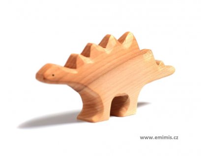 Stegosaurus - dinosaurus dřevěný k dotvoření - Bumbutoys