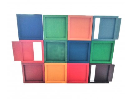 Capsle blocks - rám s destičkou - 17x17x3cm - Bioboo