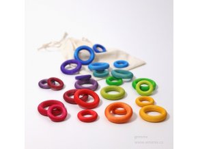 Building Rings Rainbow - Grimms