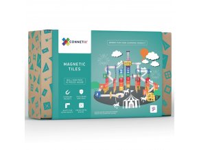 Connetix Tiles - kuličková dráha 92 kusů